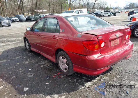2004 Toyota Corolla S z USA, uszkodzony, nr VIN 1NXBR32E24Z277817